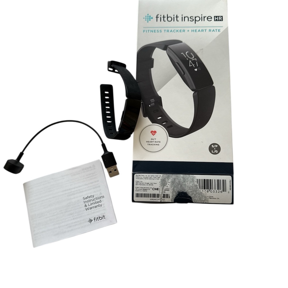 Fitbit Black Smartwatch Sleek Design Fitness Tracking